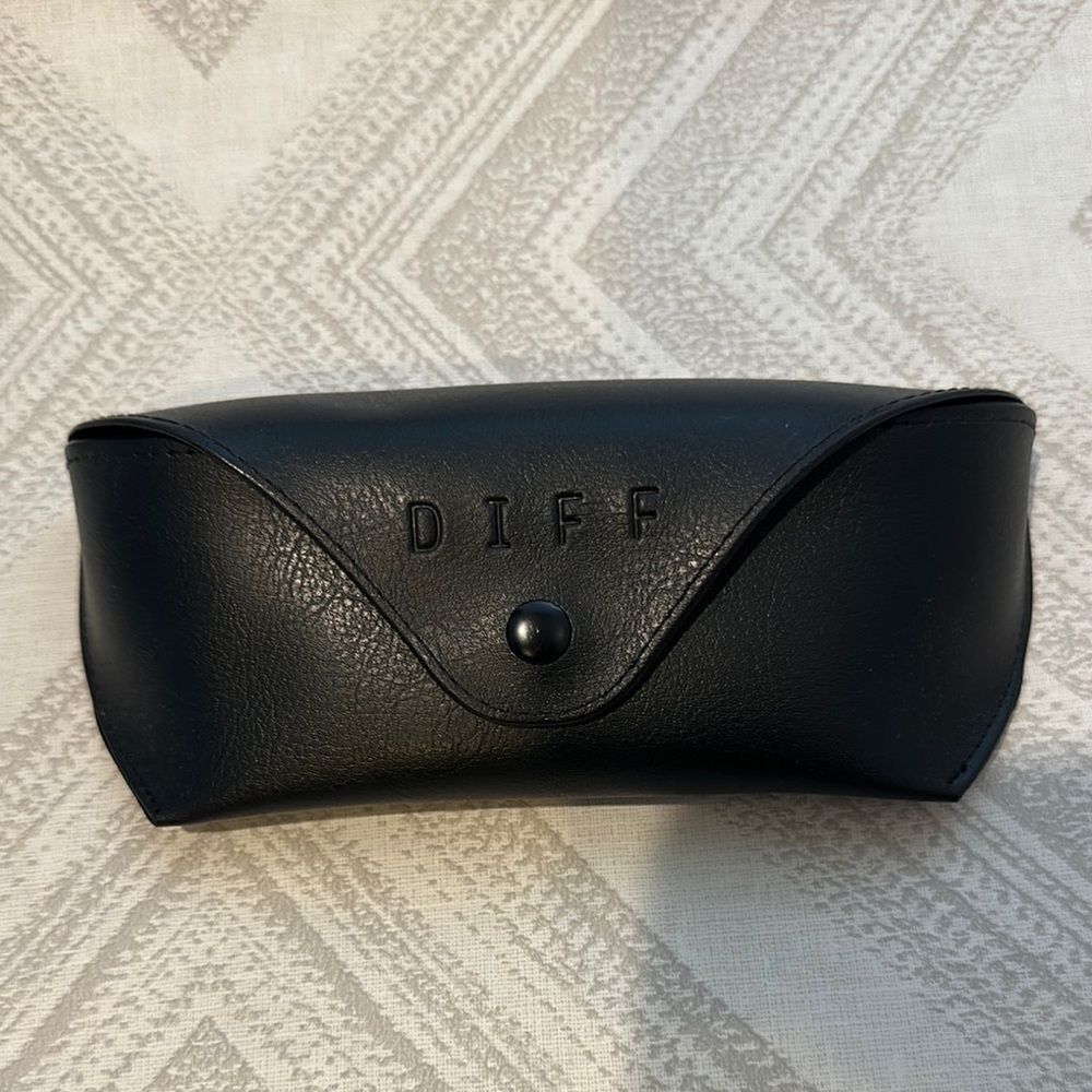 Diff Eyewear Black Sunglasses Case (Empty)